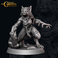 Werewolf Miniature | Tabletop RPG Miniature | Galaad Miniatures | Roleplaying 3D Printed Fantasy Mini - 3DPrintDen