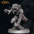 Werewolf Miniature | Tabletop RPG Miniature | Galaad Miniatures | Roleplaying 3D Printed Fantasy Mini - 3DPrintDen