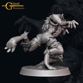 Werewolf Miniature | Tabletop RPG Miniature | Galaad Miniatures | Roleplaying 3D Printed Fantasy Mini - 3DPrintDen