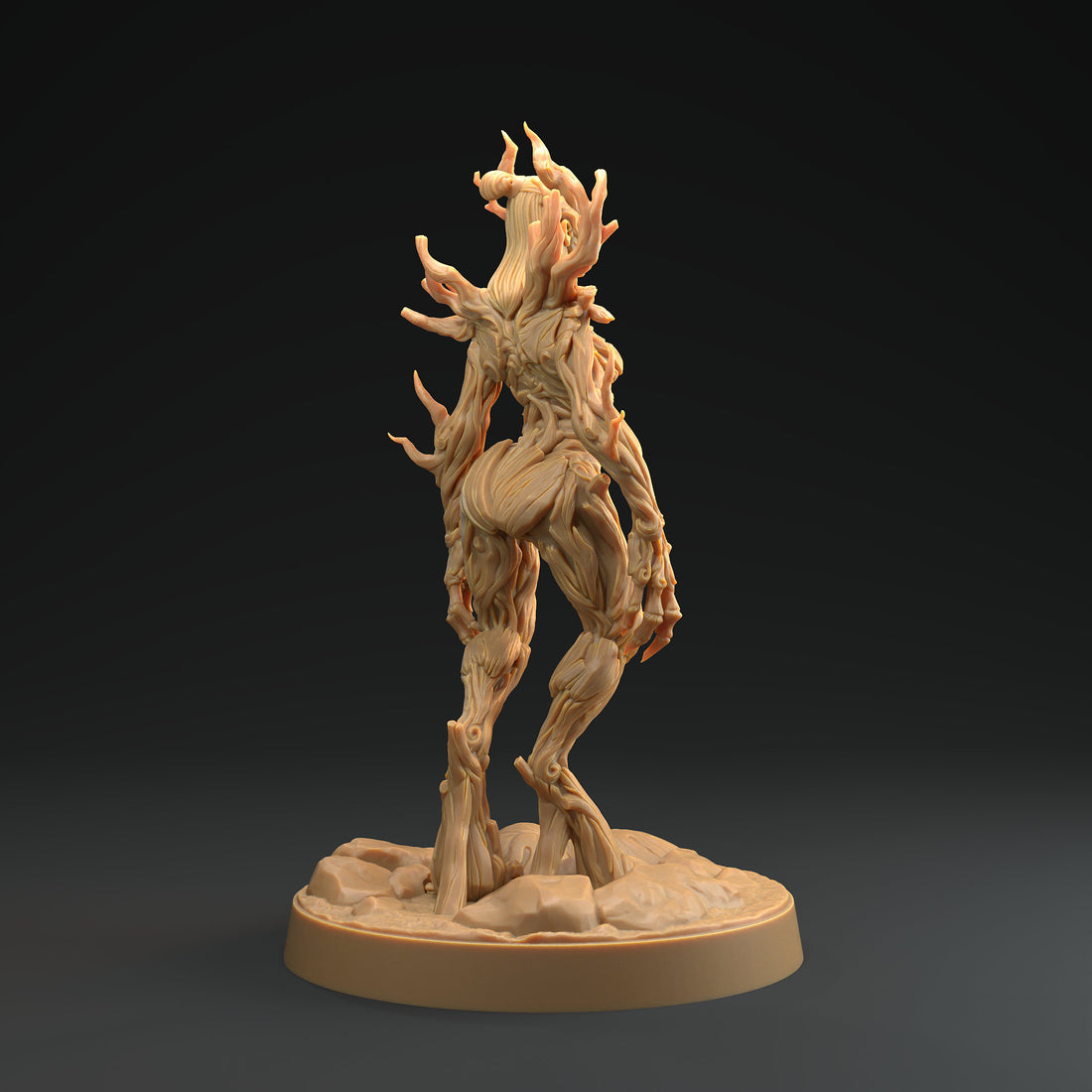 Dryad Miniature | Tabletop RPG Miniature | Dragon Trappers Lodge | Roleplaying 3D Printed Fantasy Mini - 3DPrintDen