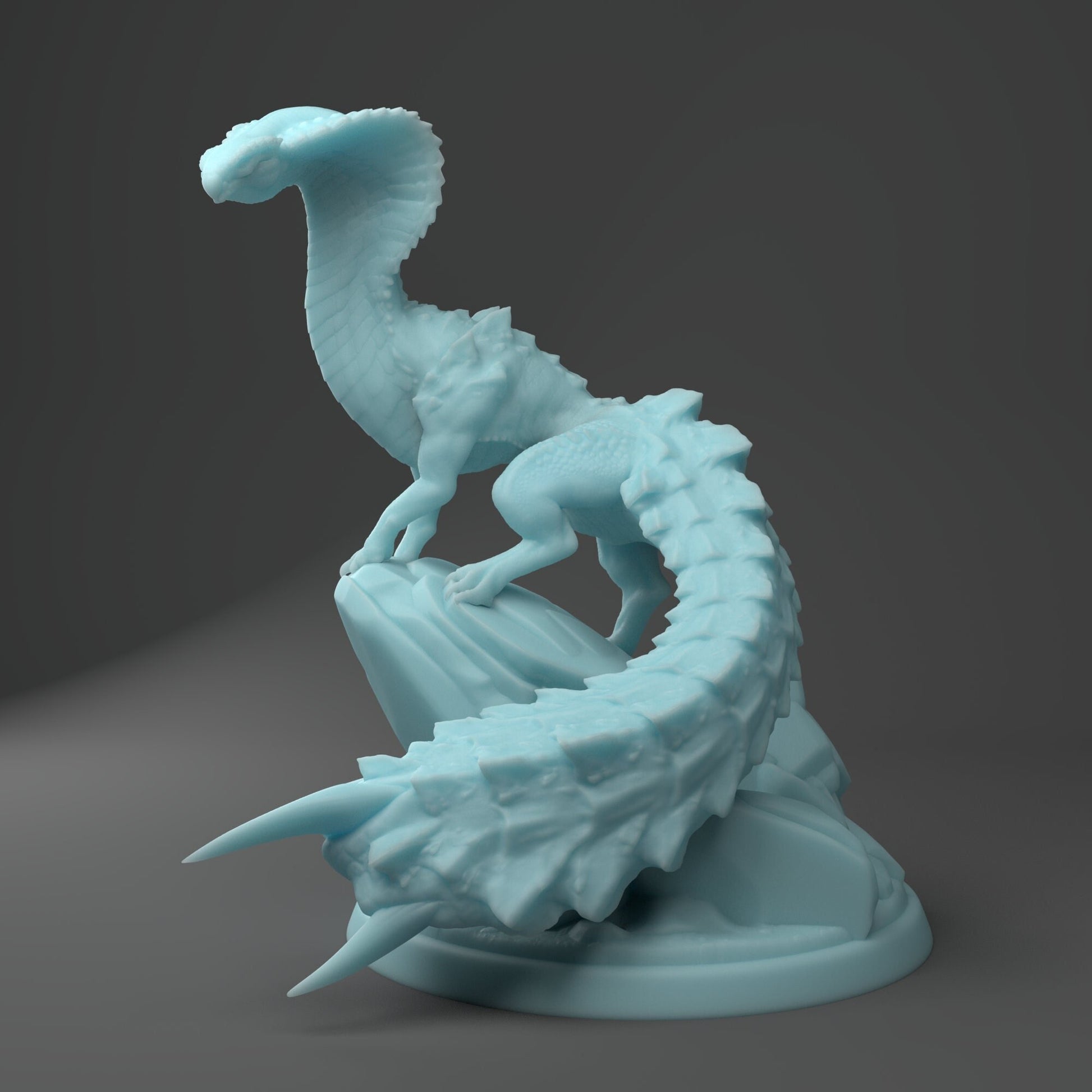 Sand Snake Miniature | Twin Goddess Miniatures | Tabletop RPG Miniature | Roleplaying 3D Printed Fantasy Mini - 3DPrintDen