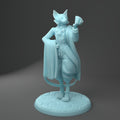 Cat Miniature, Mortimer | Twin Goddess Miniatures | Tabletop RPG Miniature | Roleplaying 3D Printed Fantasy Mini - 3DPrintDen