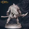 Skaven Rogue Miniature | Tabletop RPG Miniature | Galaad Miniatures | Roleplaying 3D Printed Fantasy Mini - 3DPrintDen