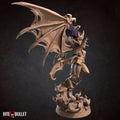 Vampire Queen Miniature, Jezebeth | Tabletop RPG Miniature | Bite the Bullet | Roleplaying 3D Printed Fantasy Mini - 3DPrintDen