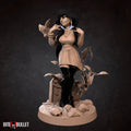 Vampire Lady of Shadows Miniature, Dawn | Tabletop RPG Miniature | Bite the Bullet | Roleplaying 3D Printed Fantasy Mini - 3DPrintDen