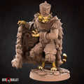 Tabaxi Smuggler Miniature, Cheat | Tabletop RPG Miniature | Bite the Bullet | Roleplaying 3D Printed Fantasy Mini - 3DPrintDen