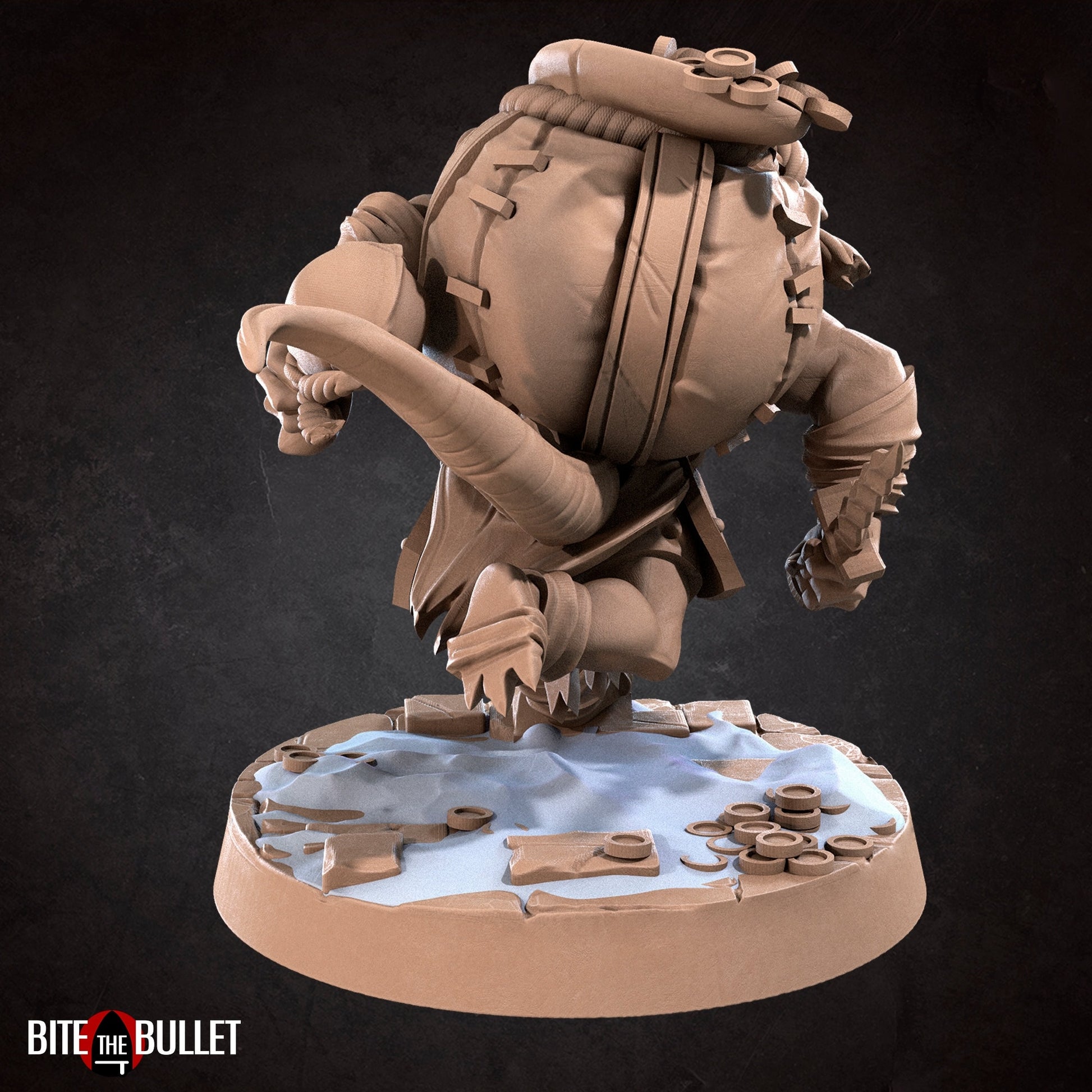 Kobold Rogue Miniature | Tabletop RPG Miniature | Bite the Bullet | Roleplaying 3D Printed Fantasy Mini - 3DPrintDen