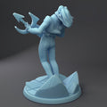 Synthwave Bard Miniature | Twin Goddess Miniatures | Tabletop RPG Miniature | Roleplaying 3D Printed Fantasy Mini - 3DPrintDen