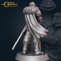 Knight Miniature | Tabletop RPG Miniature | Galaad Miniatures | Roleplaying 3D Printed Fantasy Mini - 3DPrintDen