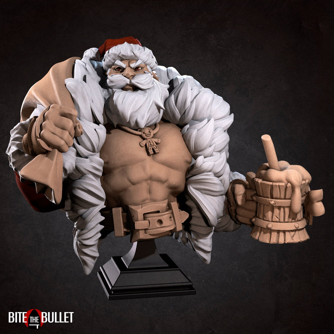 Klaus Bust | Tabletop RPG Miniature | Bite the Bullet | Roleplaying 3D Printed Fantasy Mini - 3DPrintDen