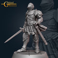 Knight Miniature | Tabletop RPG Miniature | Galaad Miniatures | Roleplaying 3D Printed Fantasy Mini - 3DPrintDen