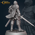 Knight Miniature | Tabletop RPG Miniature | Galaad Miniatures | Roleplaying 3D Printed Fantasy Mini - 3DPrintDen