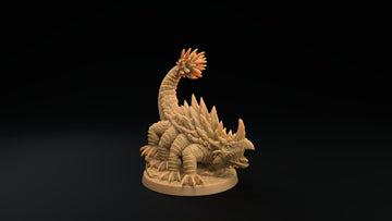 Basilisksarus Miniature | Tabletop RPG Miniature | Dragon Trappers Lodge | Roleplaying 3D Printed Fantasy Mini - 3DPrintDen