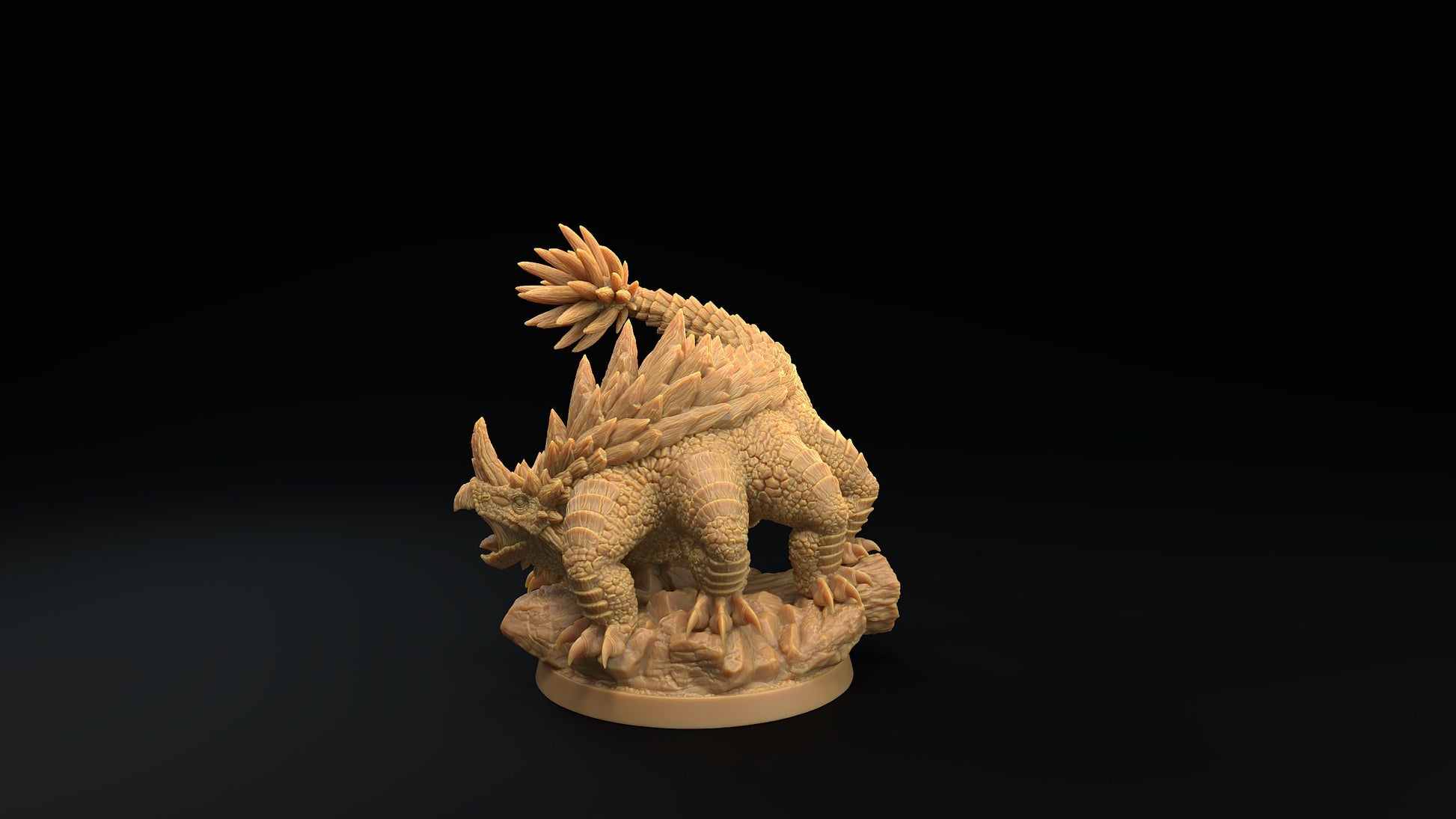 Basilisksarus Miniature | Tabletop RPG Miniature | Dragon Trappers Lodge | Roleplaying 3D Printed Fantasy Mini - 3DPrintDen