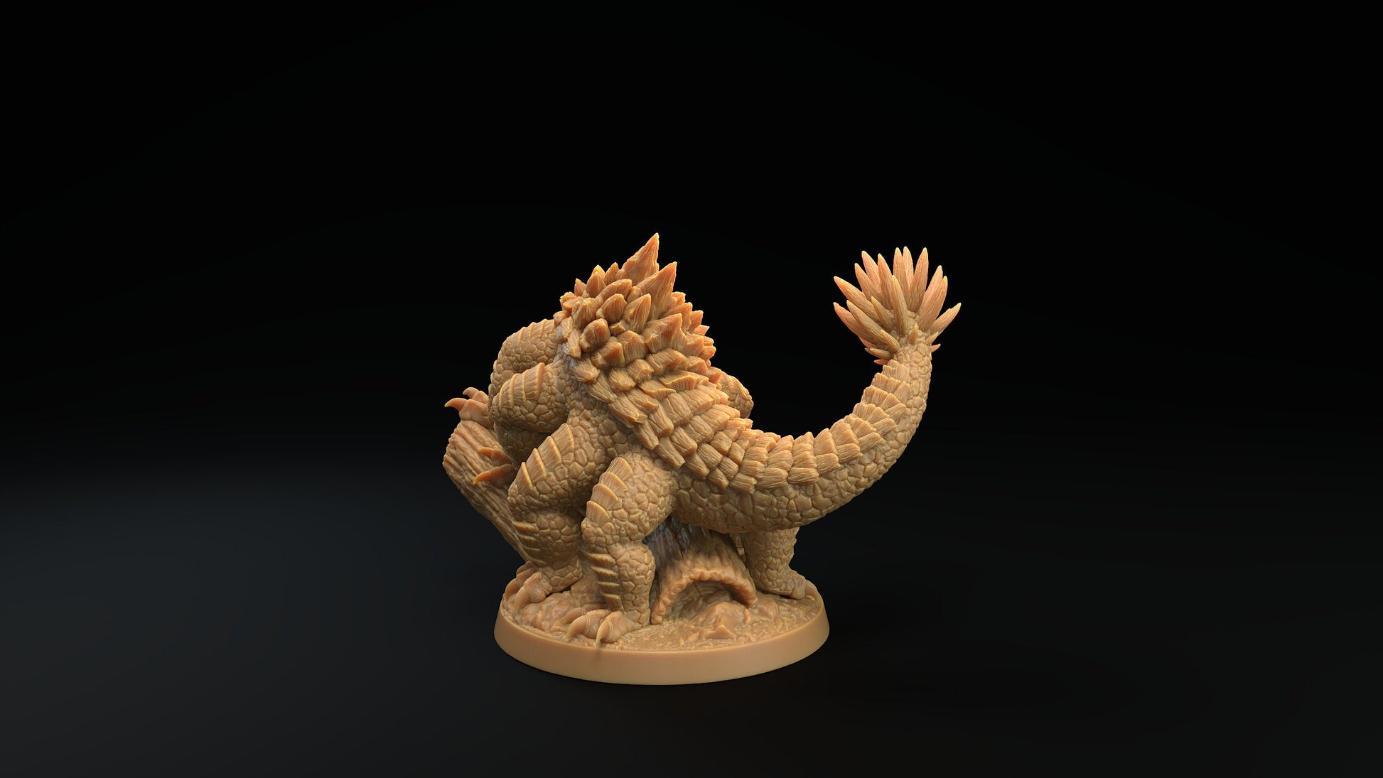 Basilisksarus Miniature | Tabletop RPG Miniature | Dragon Trappers Lodge | Roleplaying 3D Printed Fantasy Mini - 3DPrintDen