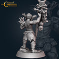 Goblin Shaman Miniature | Tabletop RPG Miniature | Galaad Miniatures | Roleplaying 3D Printed Fantasy Mini - 3DPrintDen