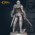 Mercenary Miniature | Tabletop RPG Miniature | Galaad Miniatures | Roleplaying 3D Printed Fantasy Mini - 3DPrintDen