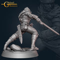 Mercenary Miniature | Tabletop RPG Miniature | Galaad Miniatures | Roleplaying 3D Printed Fantasy Mini - 3DPrintDen