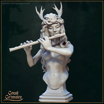 Centaur Bust Orelaia Bust | Tabletop RPG Miniature | Great Grimoire | Roleplaying 3D Printed Fantasy Mini - 3DPrintDen