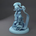 Female Gnome Cataloger Miniature, Brackle | Twin Goddess Miniatures | Tabletop RPG Miniature | Roleplaying 3D Printed Fantasy Mini - 3DPrintDen