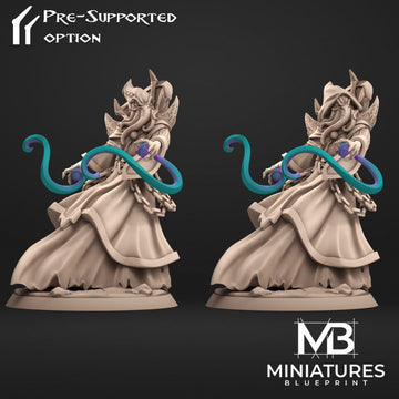 Mind Stealer Miniature | Tabletop RPG Miniature | Miniatures Blueprint | Roleplaying 3D Printed Fantasy Mini - 3DPrintDen