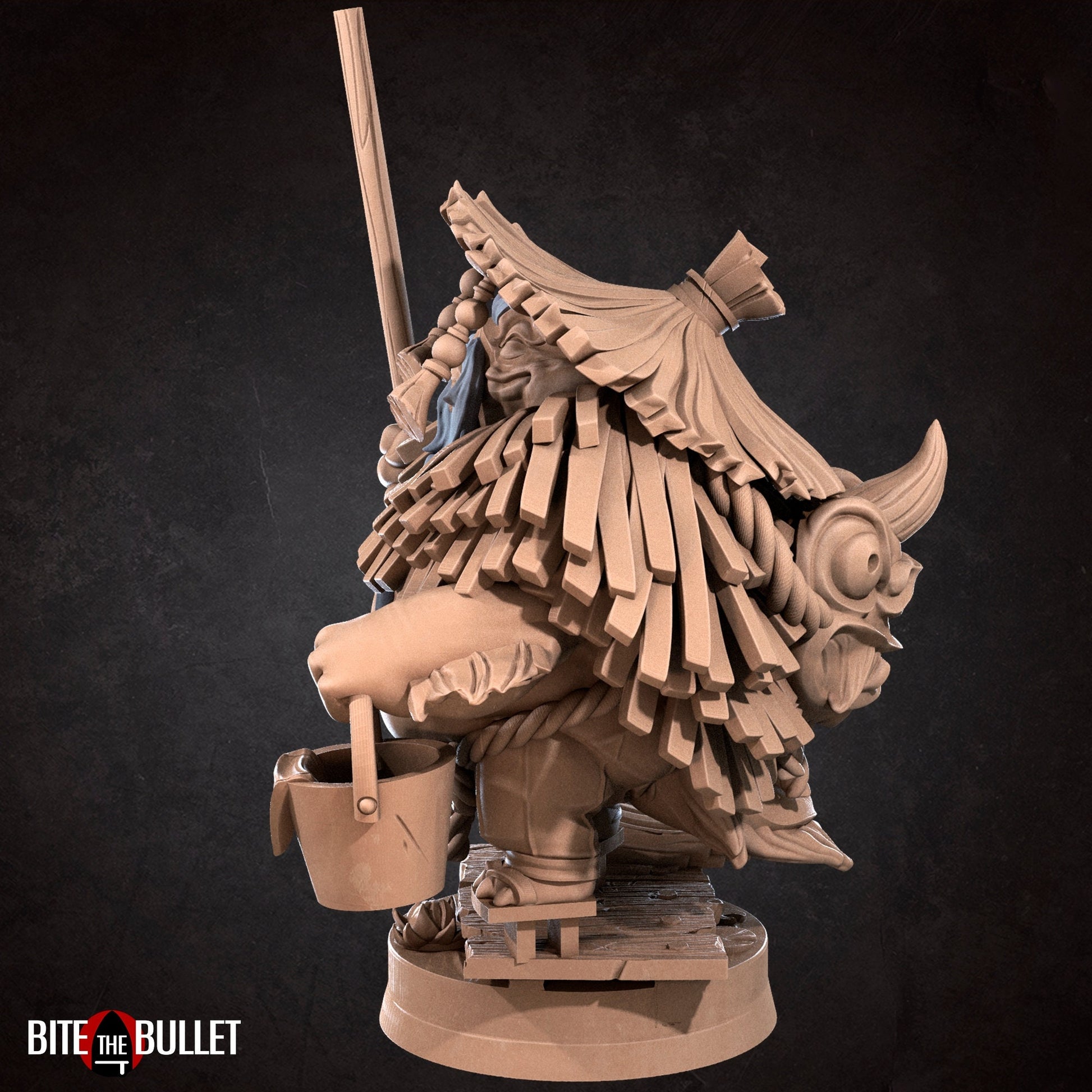 Temple Keeper Miniature | Tabletop RPG Miniature | Bite the Bullet | Roleplaying 3D Printed Fantasy Mini - 3DPrintDen