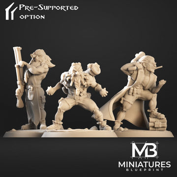 Dwarf Bomber Miniature | Tabletop RPG Miniature | Miniatures Blueprint | Roleplaying 3D Printed Fantasy Mini - 3DPrintDen