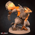 Foxfolk Rogue Miniature | Tabletop RPG Miniature | Bite the Bullet | Roleplaying 3D Printed Fantasy Mini - 3DPrintDen