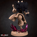 Fox Girl Maid Miniature, Mahrian | Tabletop RPG Miniature | Bite the Bullet | Roleplaying 3D Printed Fantasy Mini - 3DPrintDen