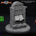 Owl Valentines Diorama | Tabletop RPG Miniature | Epic 'N' Stuff | Roleplaying 3D Printed Fantasy Mini - 3DPrintDen