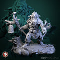 Leshy Miniature | Tabletop RPG Miniature | White Werewolf Tavern | Roleplaying 3D Printed Fantasy Mini - 3DPrintDen