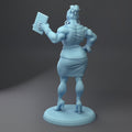 Orc Businesswoman Miniature | Twin Goddess Miniatures | Tabletop RPG Miniature | Roleplaying 3D Printed Fantasy Mini - 3DPrintDen