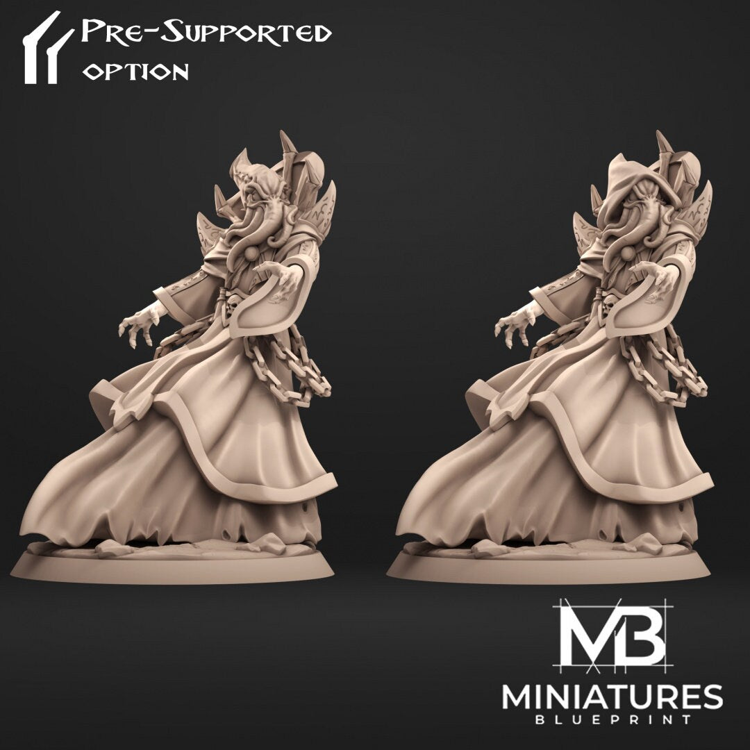 Mind Stealer Miniature | Tabletop RPG Miniature | Miniatures Blueprint | Roleplaying 3D Printed Fantasy Mini - 3DPrintDen