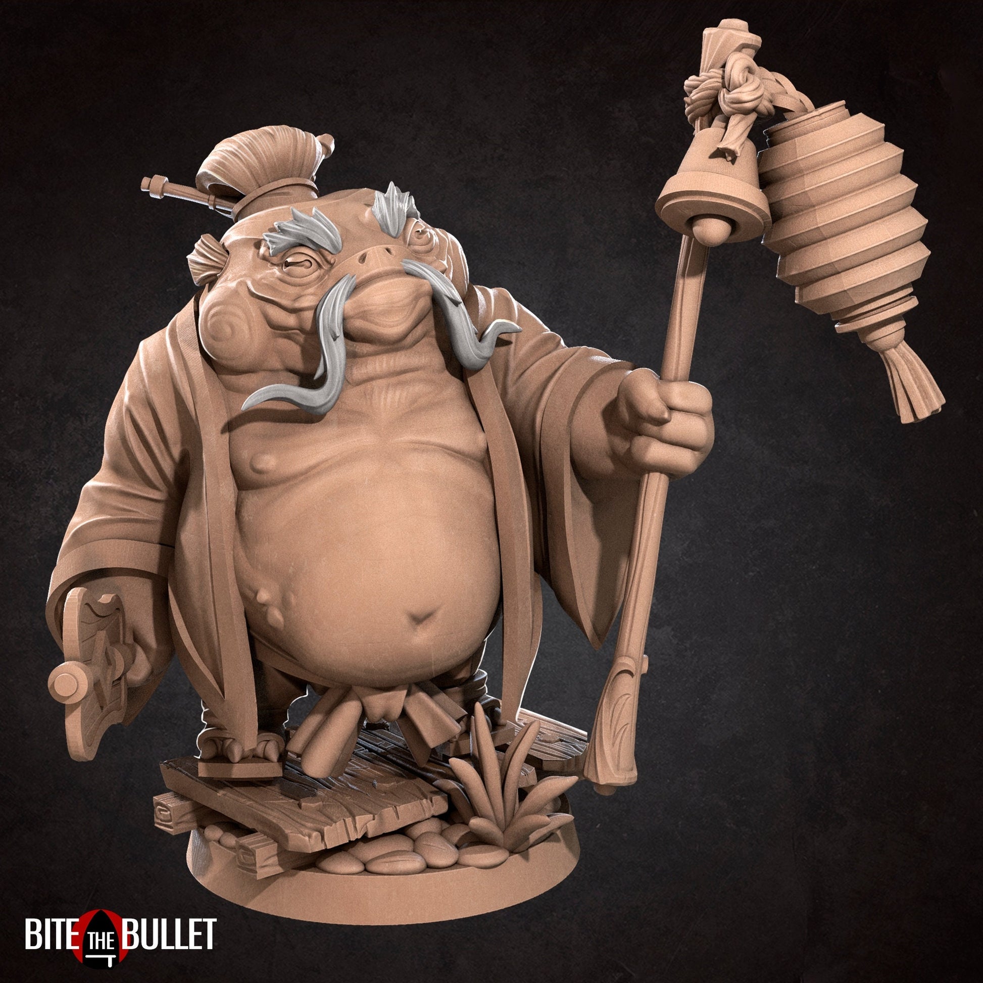 Temple Keeper Miniature | Tabletop RPG Miniature | Bite the Bullet | Roleplaying 3D Printed Fantasy Mini - 3DPrintDen