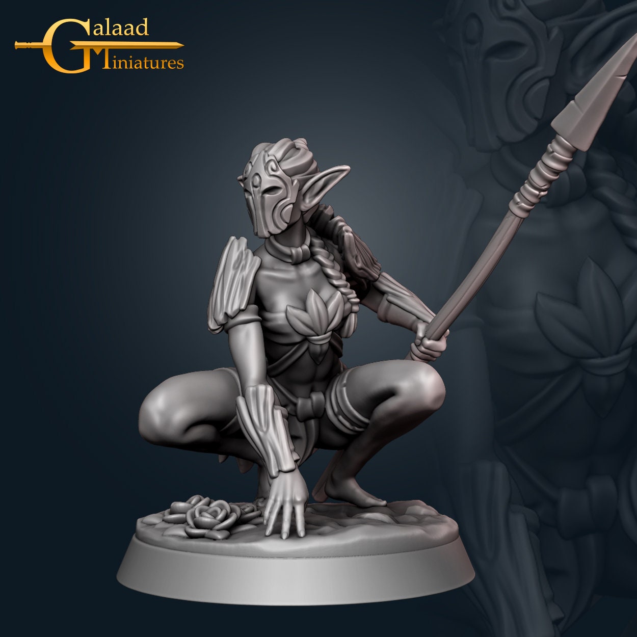 Fairy Miniature | Tabletop RPG Miniature | Galaad Miniatures | Roleplaying 3D Printed Fantasy Mini - 3DPrintDen