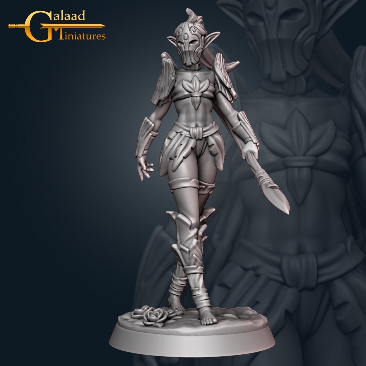 Fairy Miniature | Tabletop RPG Miniature | Galaad Miniatures | Roleplaying 3D Printed Fantasy Mini - 3DPrintDen