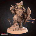 Halfling Paladin Miniature | Tabletop RPG Miniature | Bite the Bullet | Roleplaying 3D Printed Fantasy Mini - 3DPrintDen