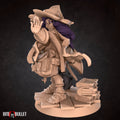 Female Halfling Wizard Miniature | Tabletop RPG Miniature | Bite the Bullet | Roleplaying 3D Printed Fantasy Mini - 3DPrintDen