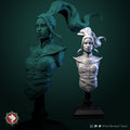 Air Elemental Wizard Bust | Tabletop RPG Miniature | White Werewolf Tavern | Roleplaying 3D Printed Fantasy Mini - 3DPrintDen