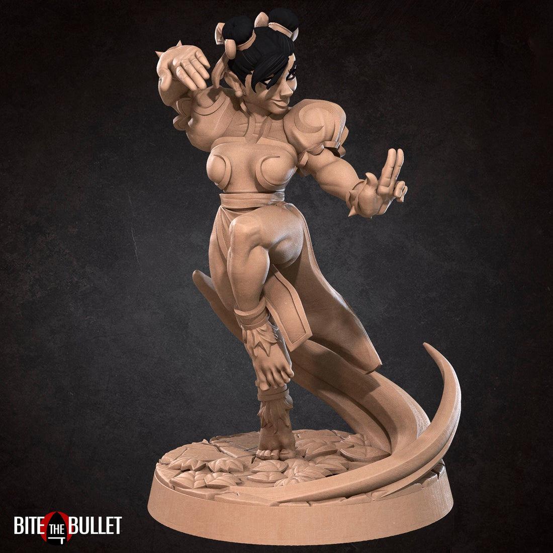 Female Halfling Monk Miniature | Tabletop RPG Miniature | Bite the Bullet | Roleplaying 3D Printed Fantasy Mini - 3DPrintDen