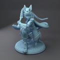 Female Displacer Hunter Miniature | Twin Goddess Miniatures | Tabletop RPG Miniature | Roleplaying 3D Printed Fantasy Mini - 3DPrintDen