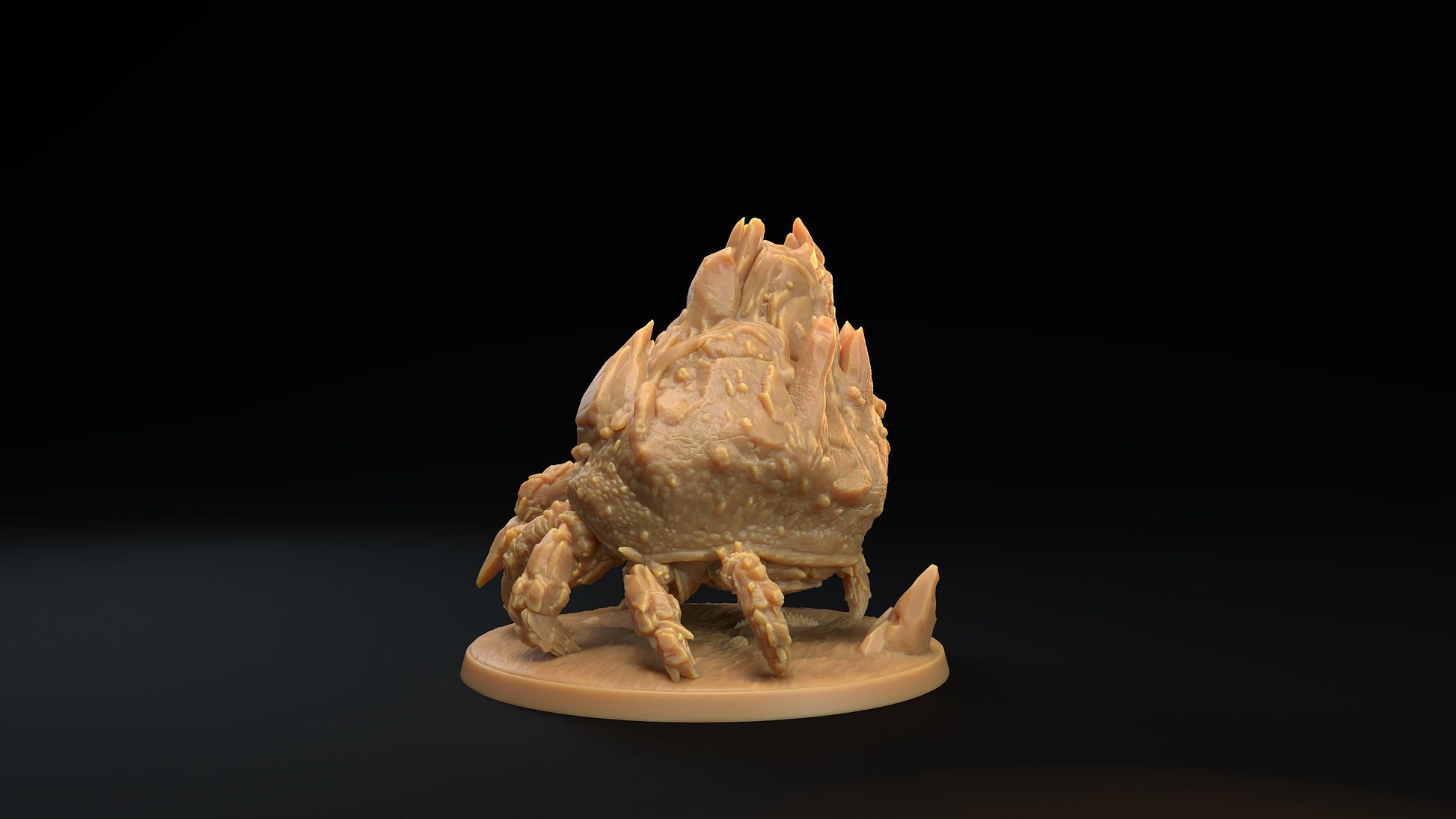 Giant Crab Miniature | Tabletop RPG Miniature | Dragon Trappers Lodge | Roleplaying 3D Printed Fantasy Mini - 3DPrintDen