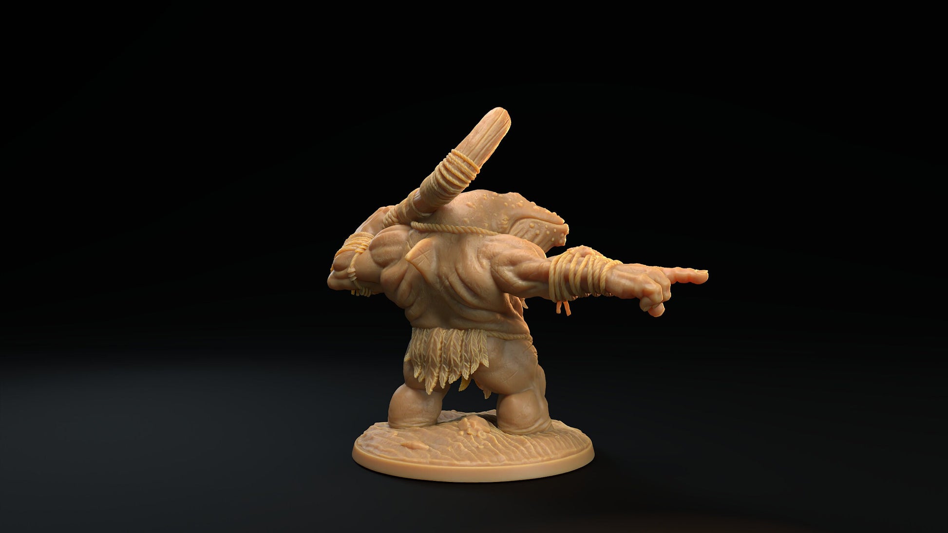 Whale Lord Miniature | Tabletop RPG Miniature | Dragon Trappers Lodge | Roleplaying 3D Printed Fantasy Mini - 3DPrintDen