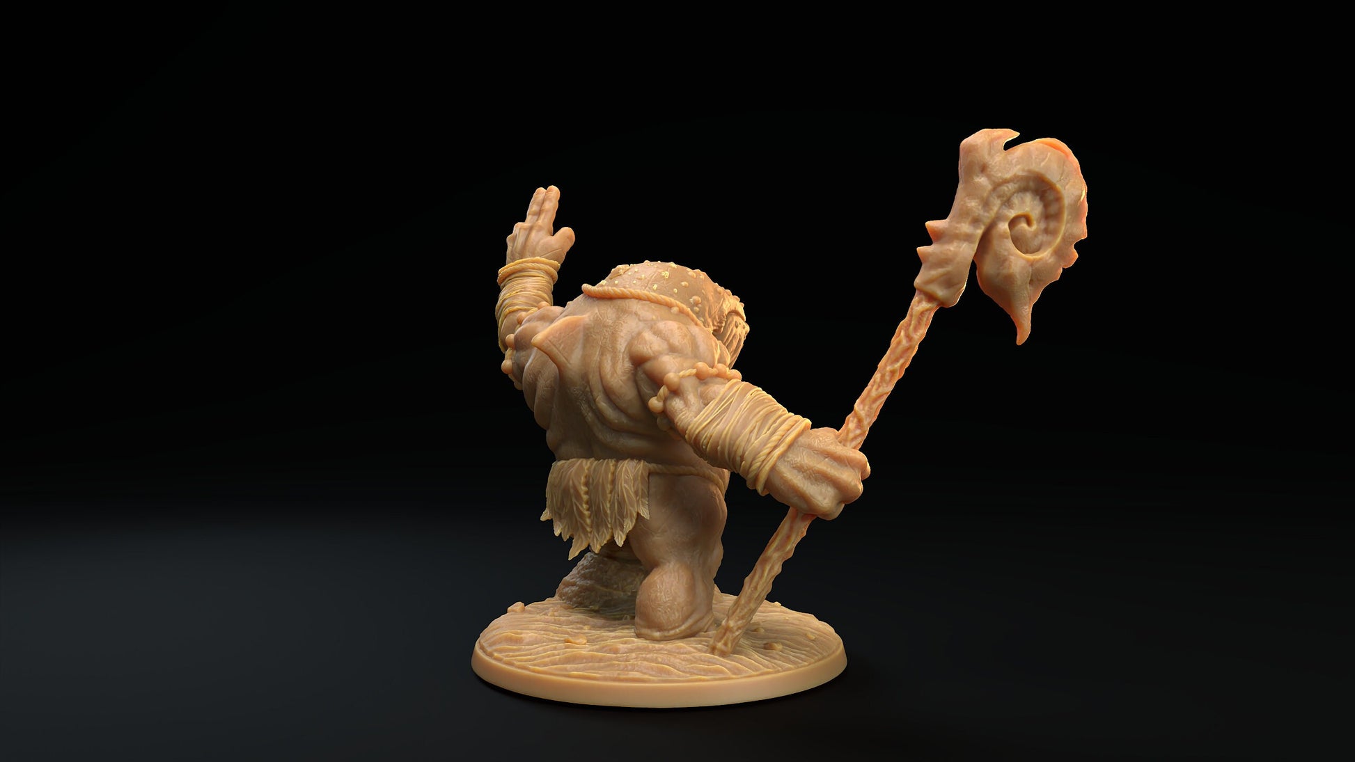 Whale Lord Miniature | Tabletop RPG Miniature | Dragon Trappers Lodge | Roleplaying 3D Printed Fantasy Mini - 3DPrintDen