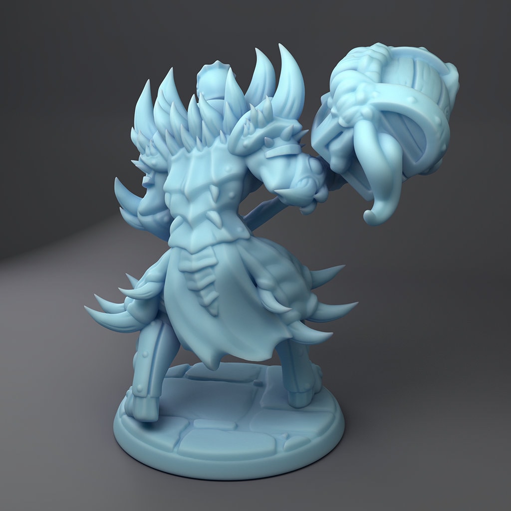 Mimic Hunter Miniature | Twin Goddess Miniatures | Tabletop RPG Miniature | Roleplaying 3D Printed Fantasy Mini - 3DPrintDen