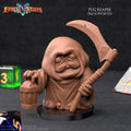 Pug Reaper Miniature | Tabletop RPG Miniature | Epic 'N' Stuff | Roleplaying 3D Printed Fantasy Mini - 3DPrintDen