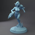 Female Lifeguard Miniature | Twin Goddess Miniatures | Tabletop RPG Miniature | Roleplaying 3D Printed Fantasy Mini - 3DPrintDen