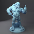 Furbolg Beachgoer Miniature | Twin Goddess Miniatures | Tabletop RPG Miniature | Roleplaying 3D Printed Fantasy Mini - 3DPrintDen