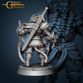 Leonin Warrior Miniature | Tabletop RPG Miniature | Galaad Miniatures | Roleplaying 3D Printed Fantasy Mini - 3DPrintDen