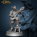 Dragonborn Bard Miniature | Tabletop RPG Miniature | Galaad Miniatures | Roleplaying 3D Printed Fantasy Mini - 3DPrintDen